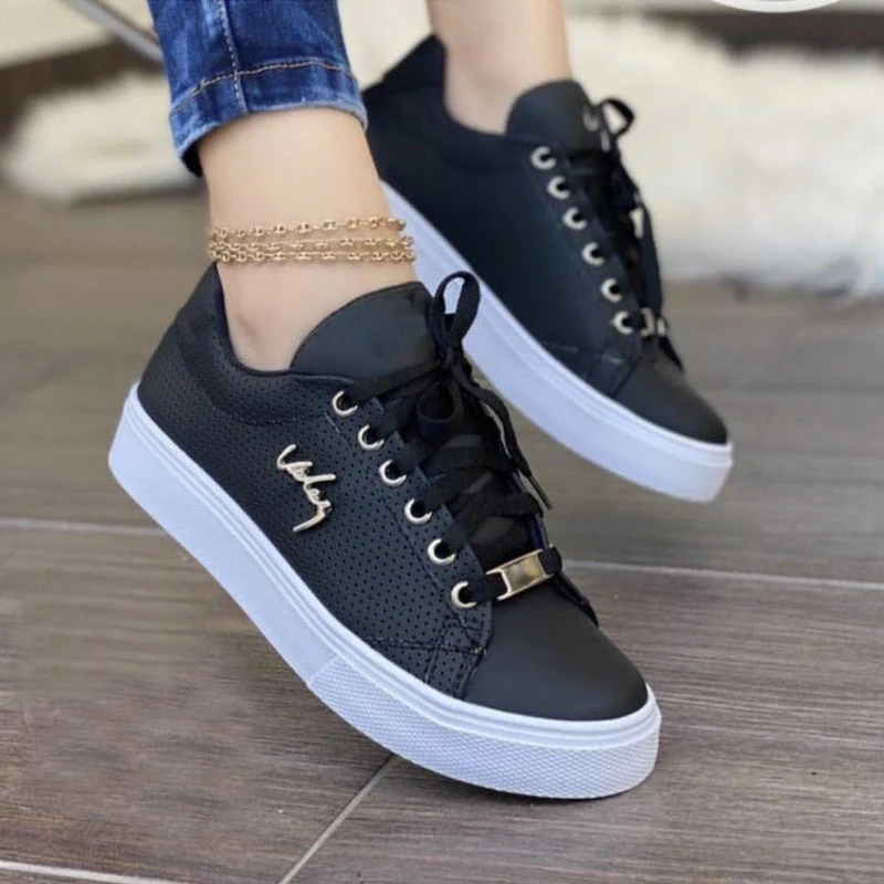 Heidi-Mode | Damen-Sneaker Flache, Atmungsaktive Schnürschuhe für Mädchen" - Image 2