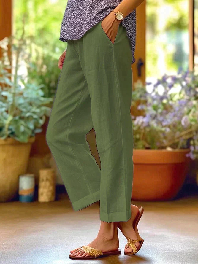 Heidi-Mode | Damen Sommer Leinenhose - Image 5