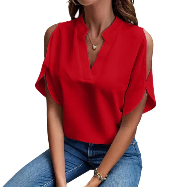 Heidi-Mode | Damen Stilvolle Sommerblusen-Oberteile - Image 10