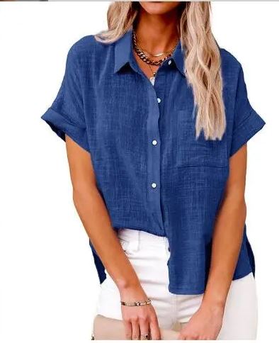 Heidi-Mode | Damen Top Stilvolle Jeansbluse Lässiger und Moderner Look - Image 3