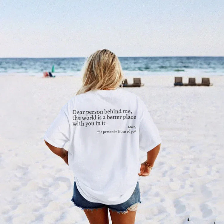 Heidi-Mode | Damen T-Shirt mit Rundhalsausschnitt und Slogan - Image 10