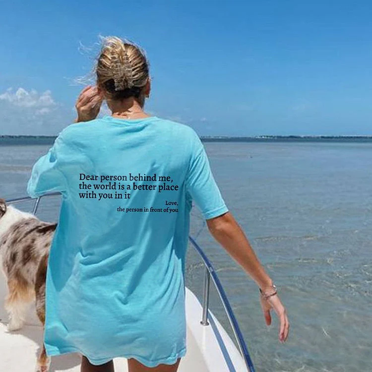 Heidi-Mode | Damen T-Shirt mit Rundhalsausschnitt und Slogan - Image 13