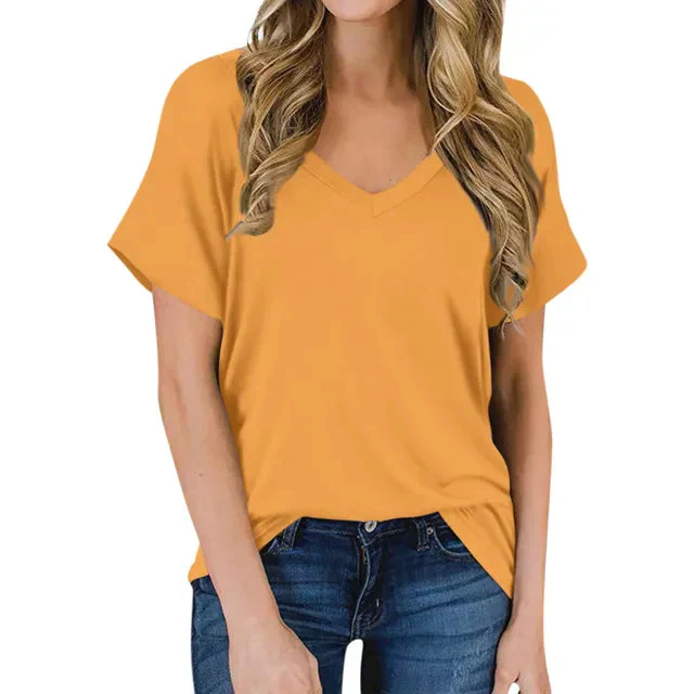 Heidi-Mode | Damen V-Ausschnitt T-Shirt - Image 5