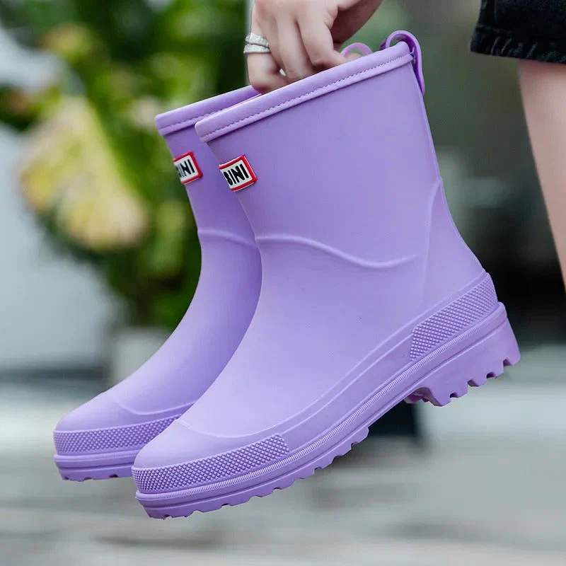 Heidi-Mode | Damen Wasserdichte Gummistiefel Boots - Image 5