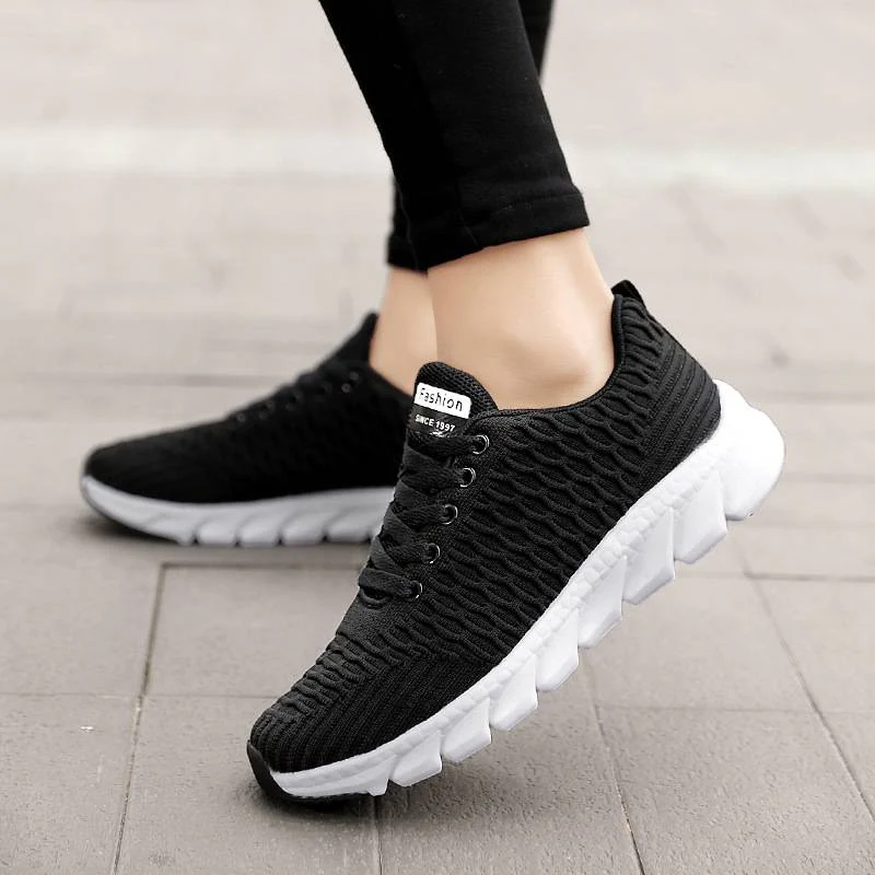 Heidi-Mode | Damen Weiße Sneaker Modisch - Image 6