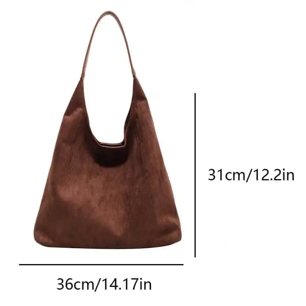 Heidi-Mode | Damen Wildleder Tote Bag Stilvolle Frauentasche - Image 4