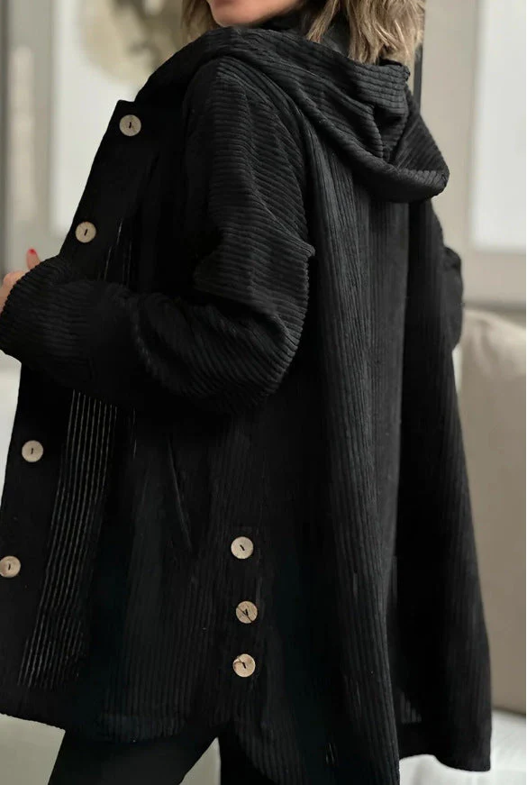 Damen Winterjacke mit Hohem Kragen und Knopfverschluss Heidi-Mode - Image 7