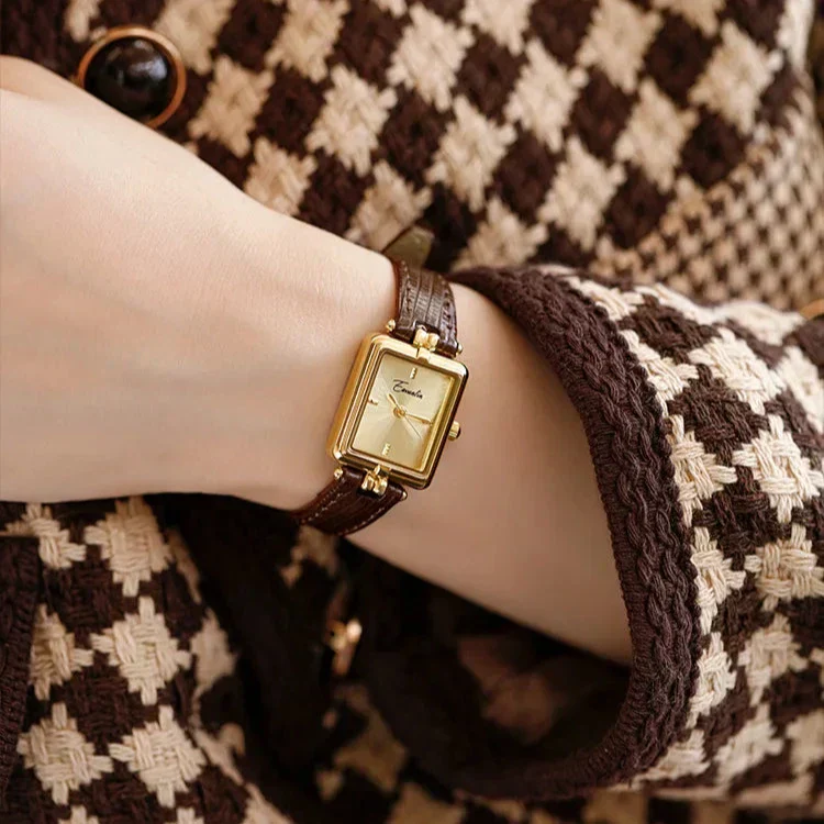 Heidi-Mode | Damenarmbanduhr mit Schlankem Profil und Luxuriösem Lederband - Image 4