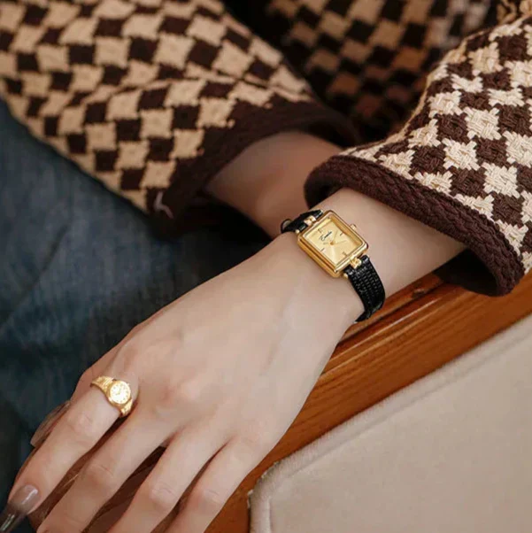 Heidi-Mode | Damenarmbanduhr mit Schlankem Profil und Luxuriösem Lederband - Image 7