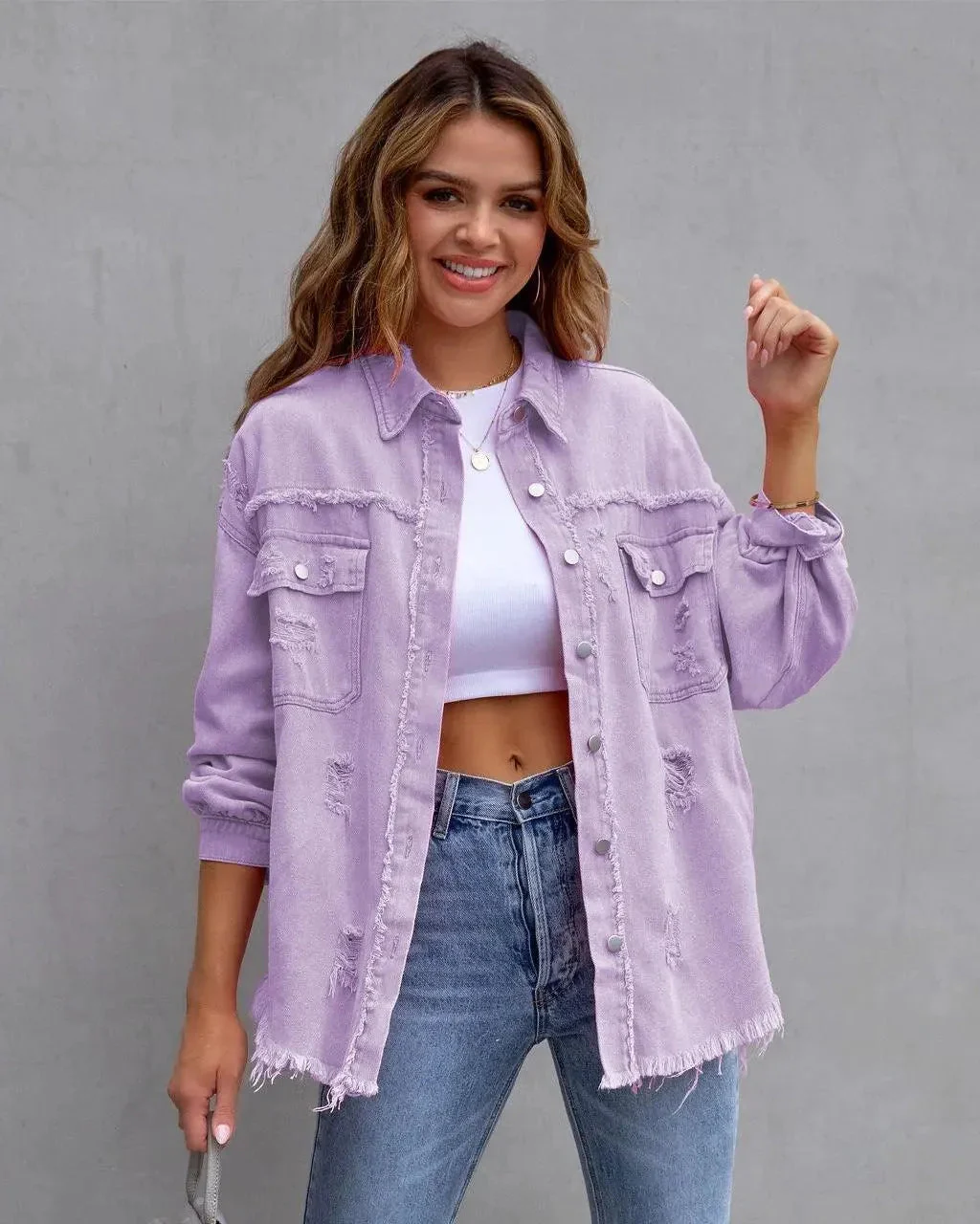 Heidi-Mode | Damenbluse Aus Denim - Image 10