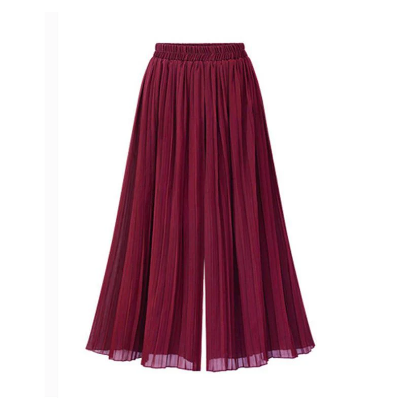 Heidi-Mode | Damenhose mit Weitem Bein und Mesh Detail - Image 8