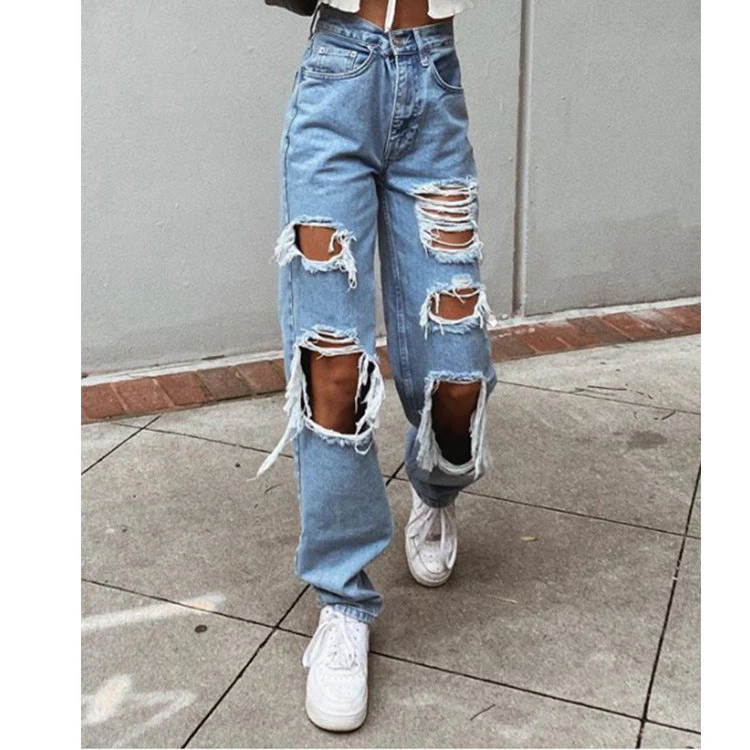 Heidi-Mode | Damenjeans mit Rissen und Washed-Effekt - Image 4