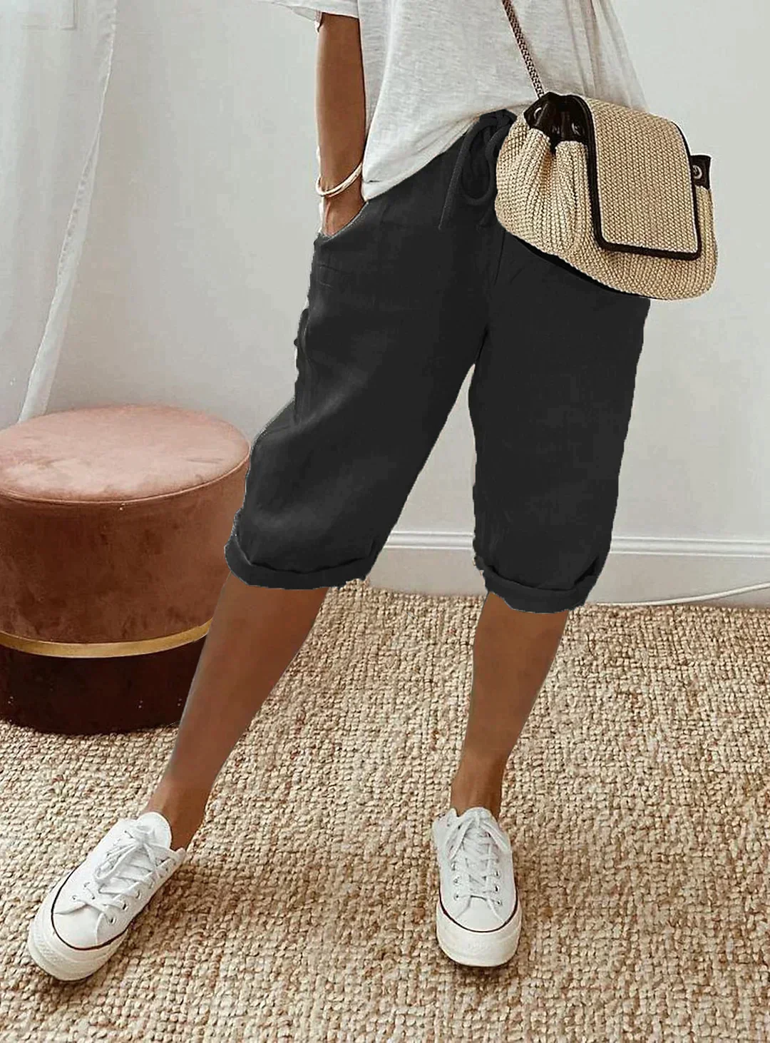 Heidi-Mode | Damen-Leinenhose mit Weitem Bein - Image 2