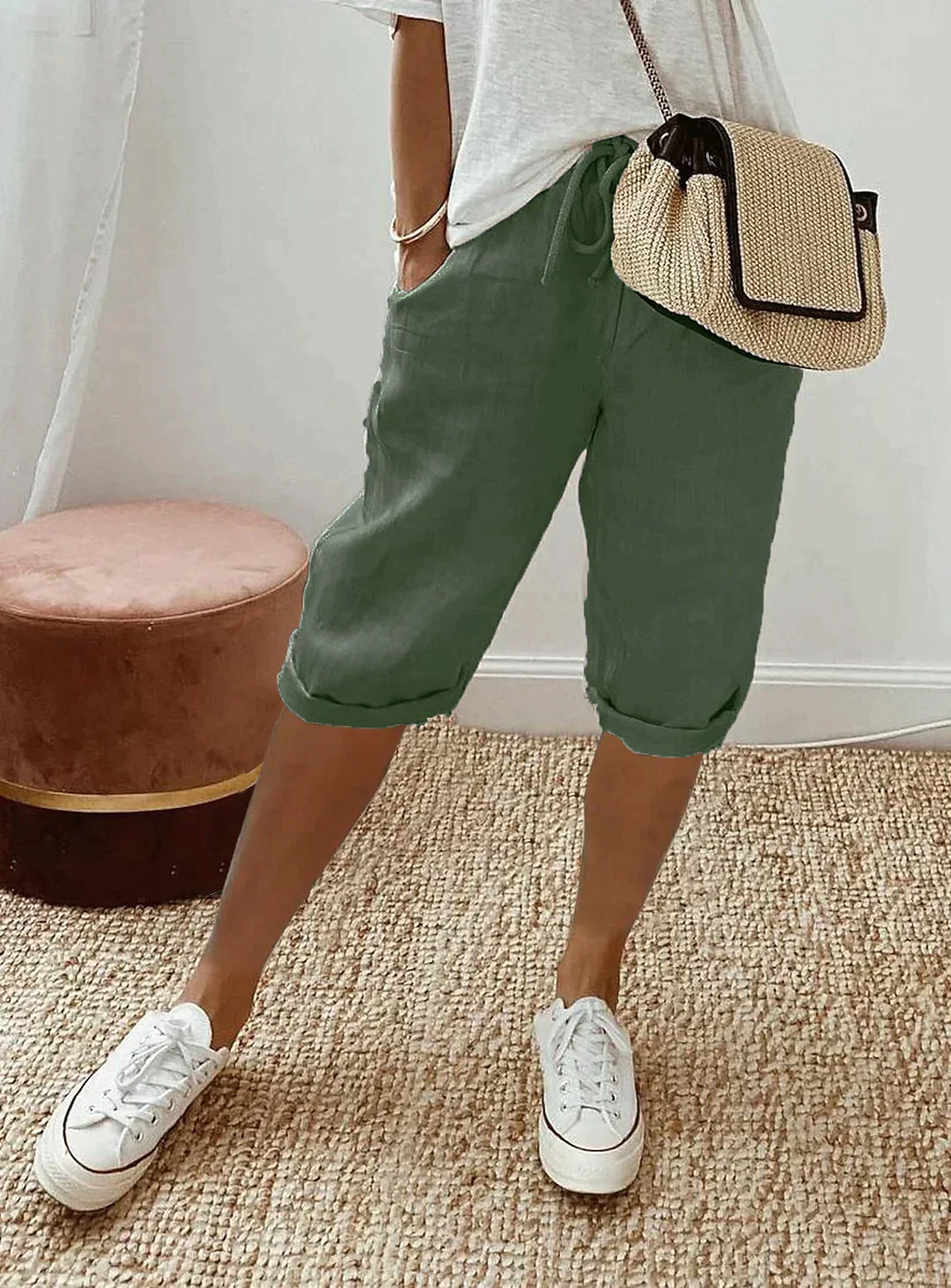 Heidi-Mode | Damen-Leinenhose mit Weitem Bein - Image 3