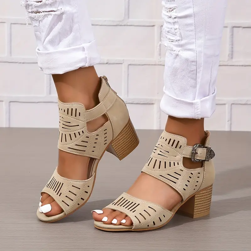 Heidi-Mode | Damensandalen mit Dickem Absatz - Image 4