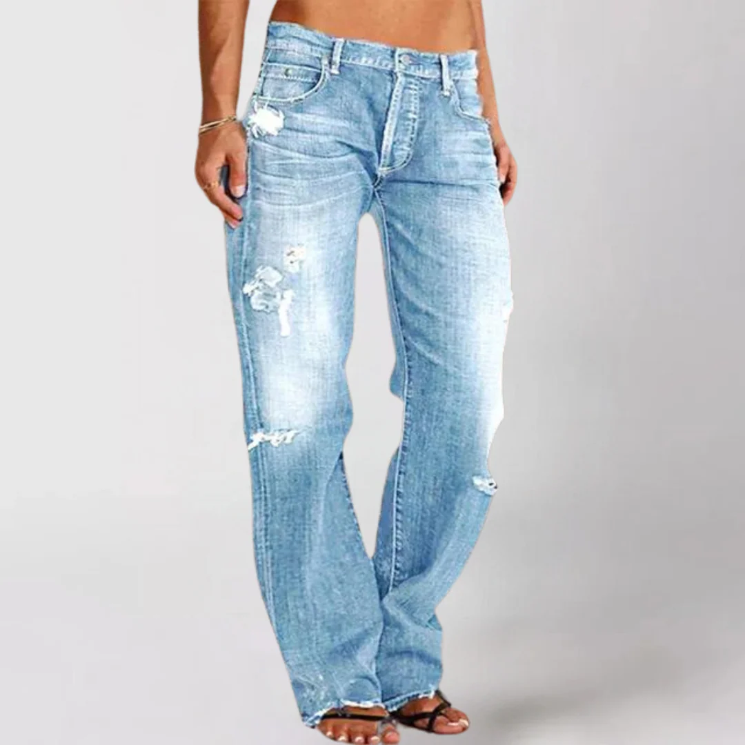 Heidi-Mode | Denim-Jeans mit Weitem Bein - Image 5