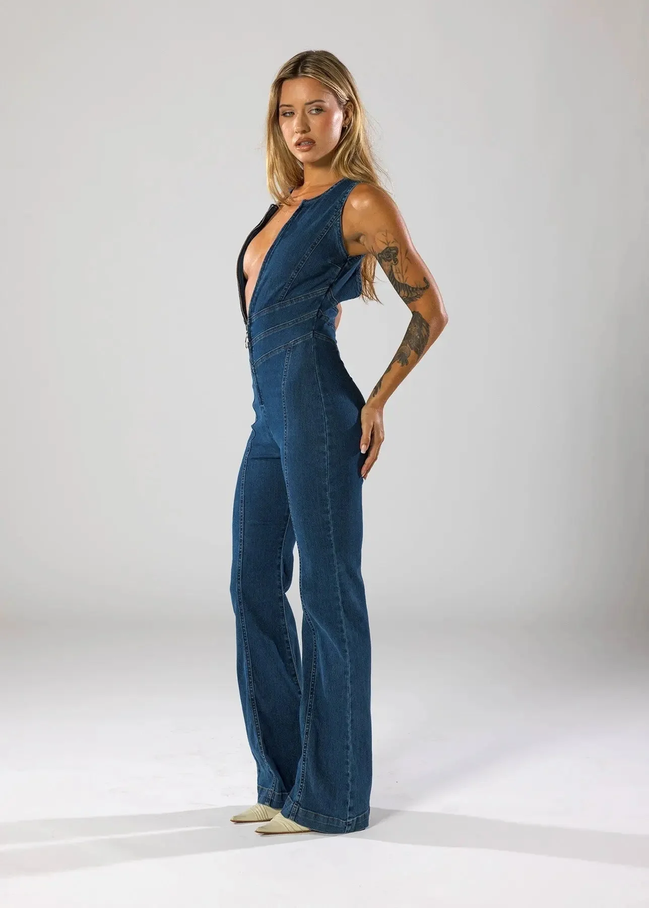 Heidi-Mode | Denim Jumpsuit - Image 4