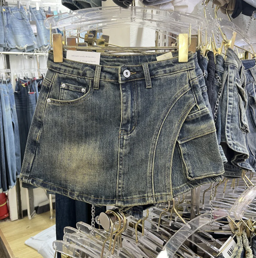 Heidi-Mode | Denim Skort Denim Minirock - Image 8