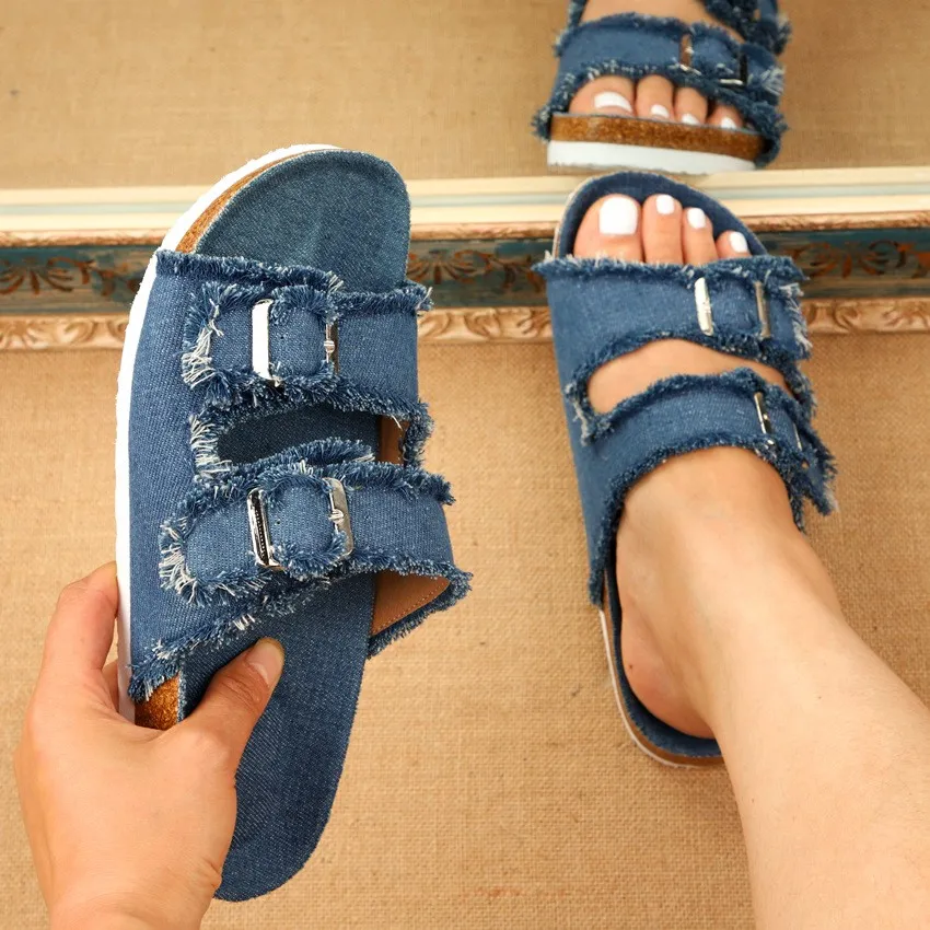 Heidi-Mode | Denim Style Sandalen - Image 4
