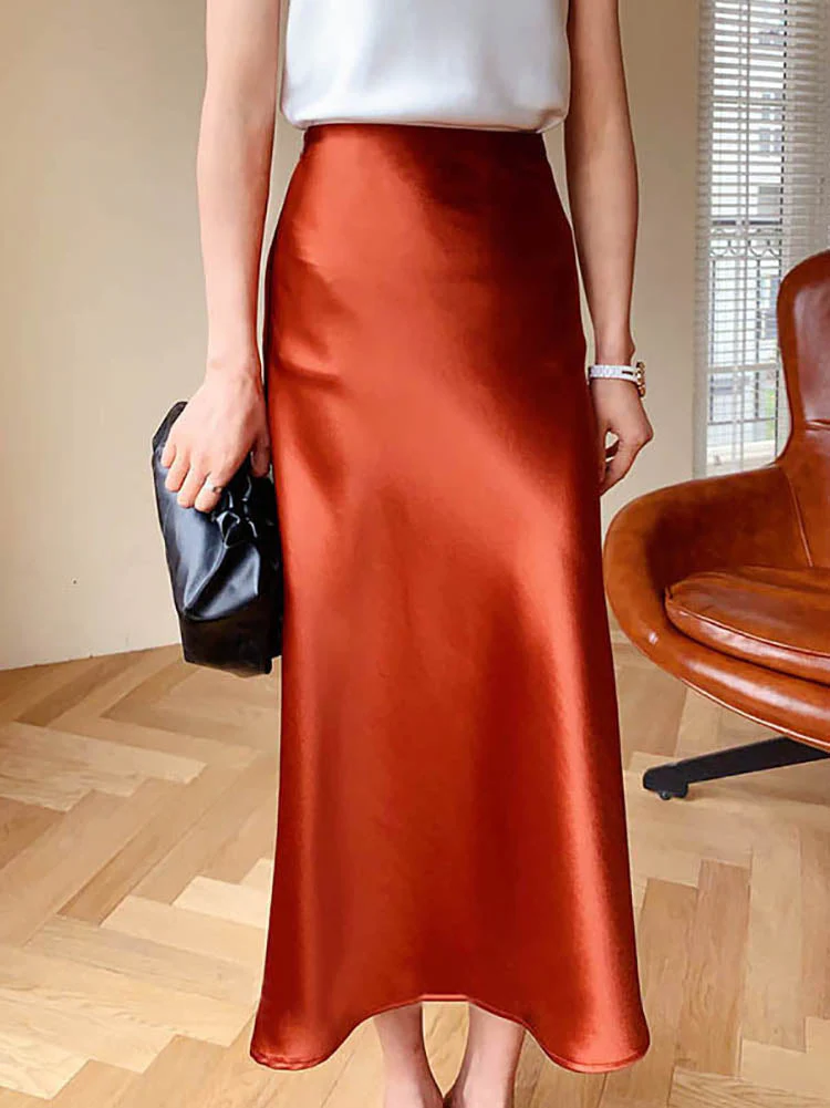 Heidi-Mode | Der Elegante Midirock Aus Satin - Image 7