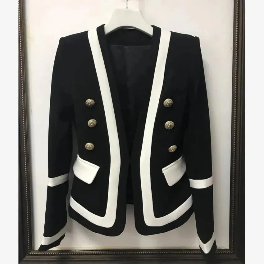Heidi-Mode | Der Prinzessinnen-Tuxedo-Blazer Damen - Formal-Business - Patchwork - Image 4