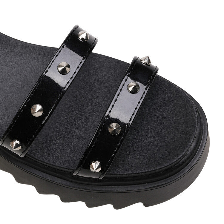 Heidi-Mode | Dicke Sohle mit Absatz Martin Stiefel - Image 4