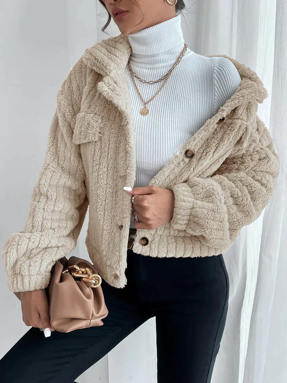 Heidi-Mode | Dicke Plüschjacke für Frauen - Image 2