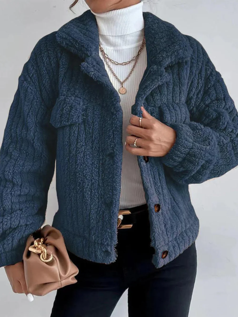 Heidi-Mode | Dicke Plüschjacke für Frauen - Image 8