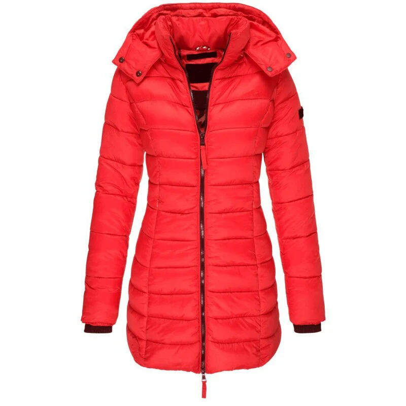 Heidi-Mode | Die Beste und Gemütlichste Daunenjacke mit Kapuze und Reißverschluss - Image 6