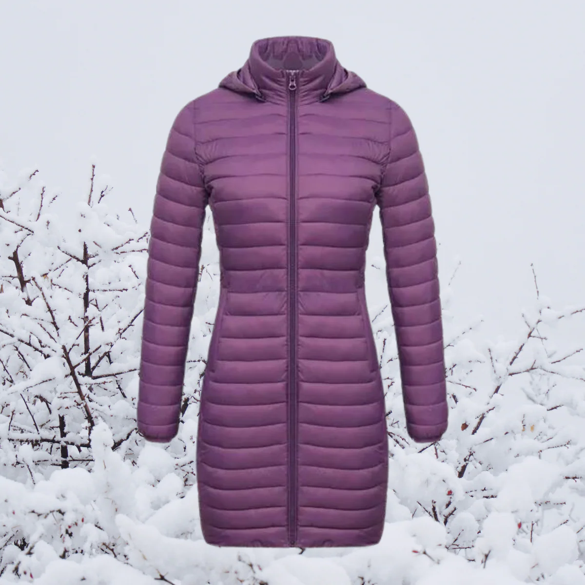 Heidi-Mode | Die Neue Ultraleichte, Tragbare, Lange und Warme Parka-Jacke mit Kapuze - Image 6