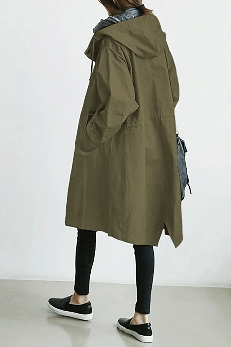 Heidi-Mode | Die Windjacke mit Knöpfen und Kapuze für Damen - Image 8