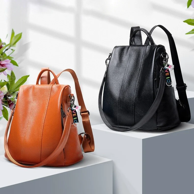 Heidi-Mode | Diebstahl Rucksack Aus Leder - Image 3