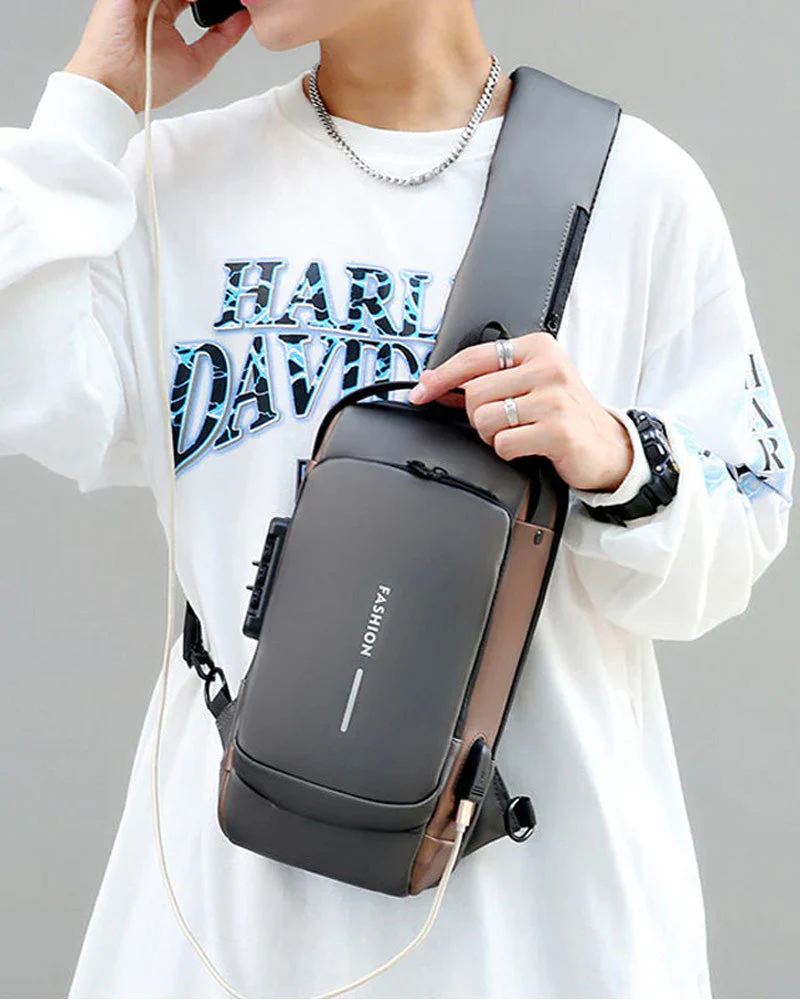 Heidi-Mode | Diebstahlsichere Brusttasche mit Zahlenschloss - Image 2