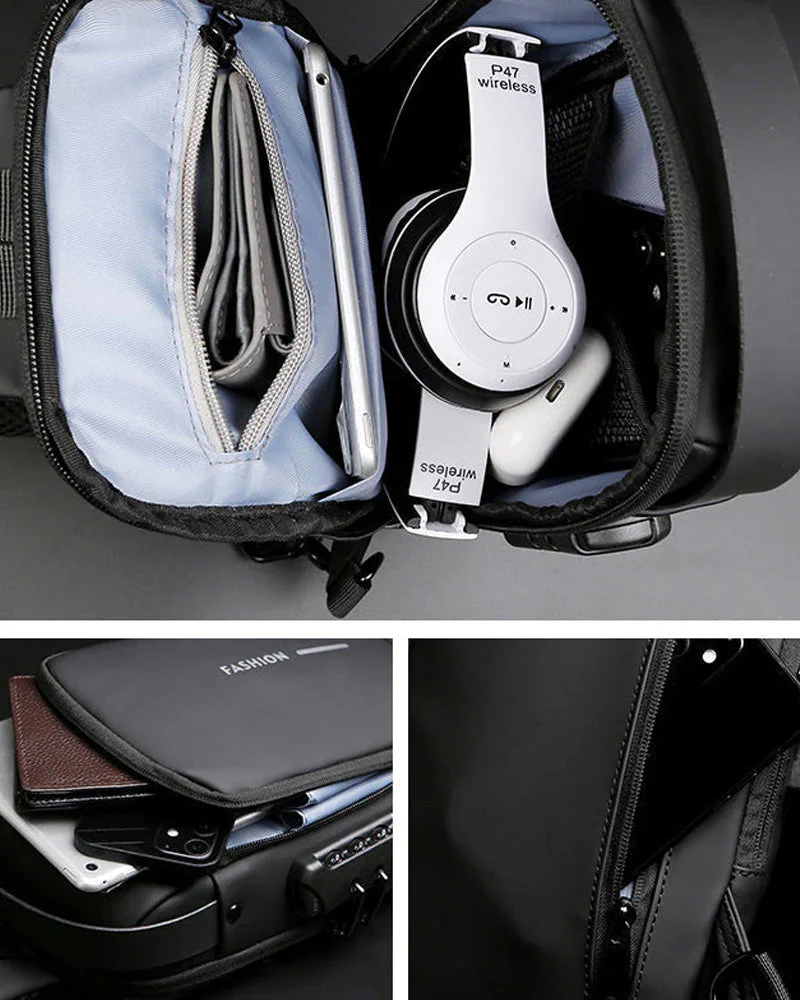 Heidi-Mode | Diebstahlsichere Brusttasche mit Zahlenschloss - Image 6