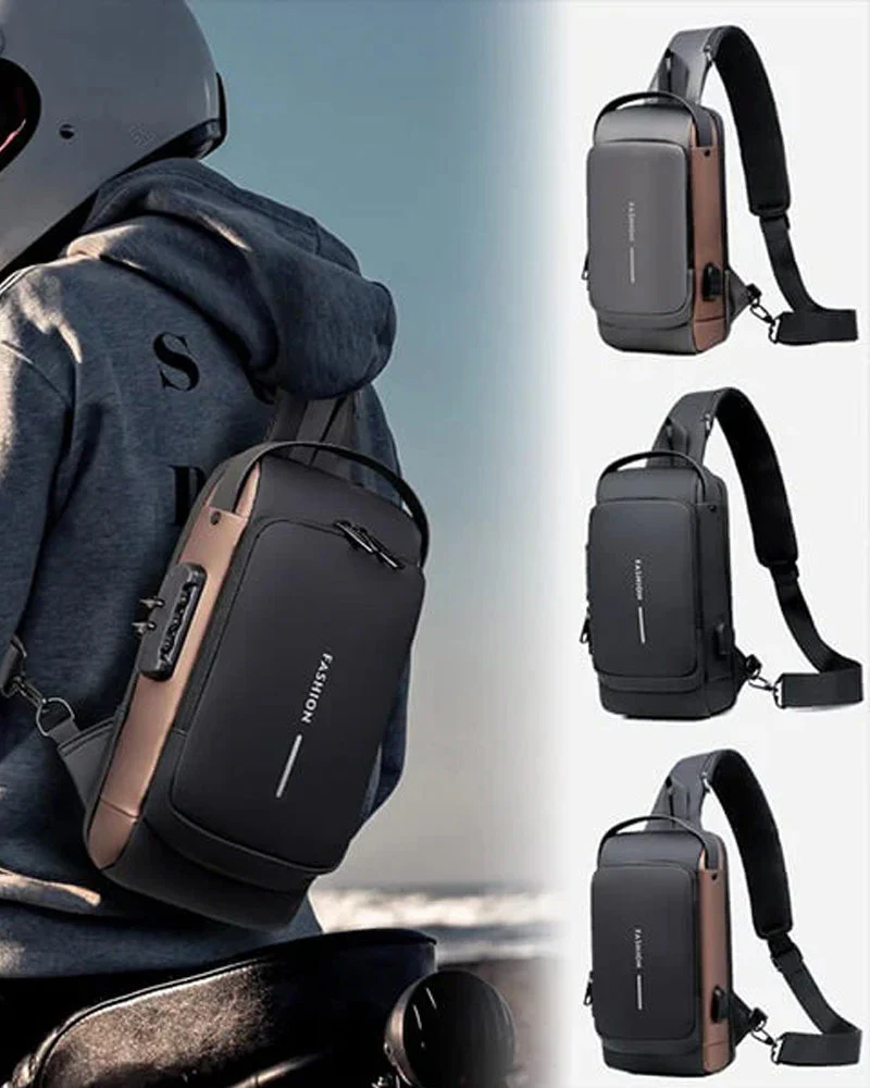Heidi-Mode | Diebstahlsichere Brusttasche mit Zahlenschloss - Image 8