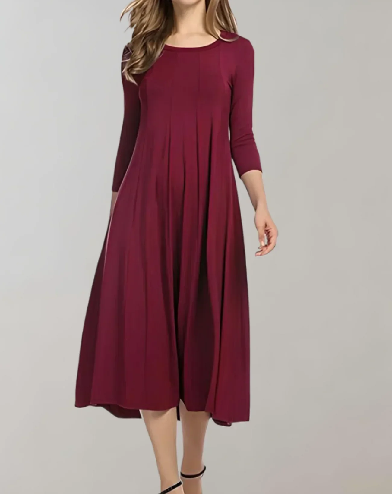Heidi-Mode | Edles Leichtes Midikleid - Image 3