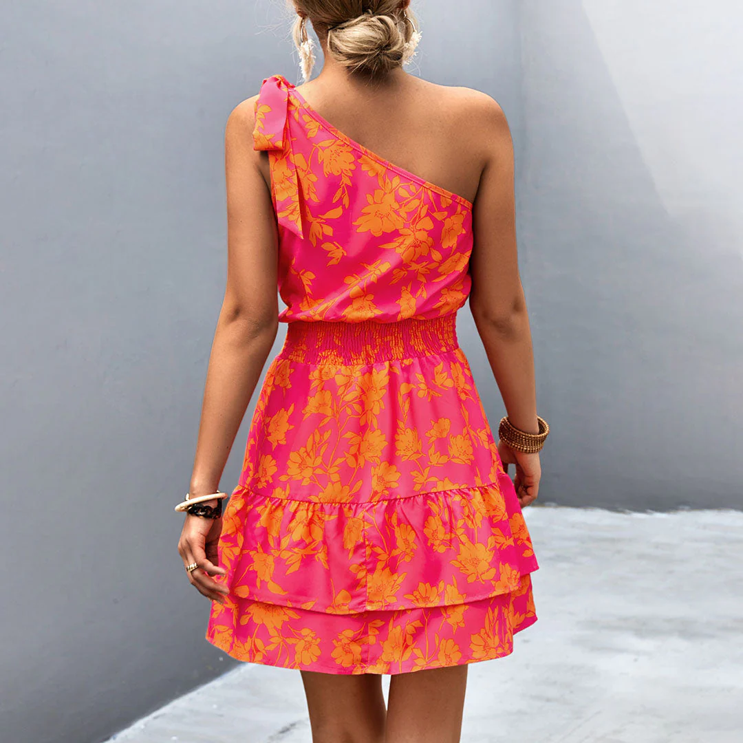 Heidi-Mode | Ein-Schulter Sommerkleid - Image 3
