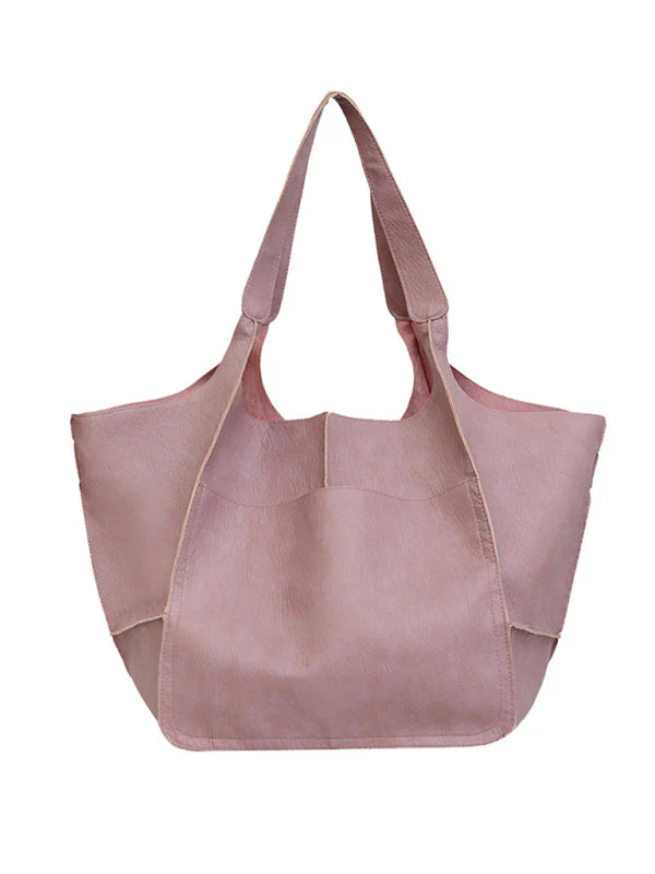 Heidi-Mode | Einfach Große Tasche Weiches Leder Große Kapazität Ein Schulter Tragbare Tote Tasche - Image 11