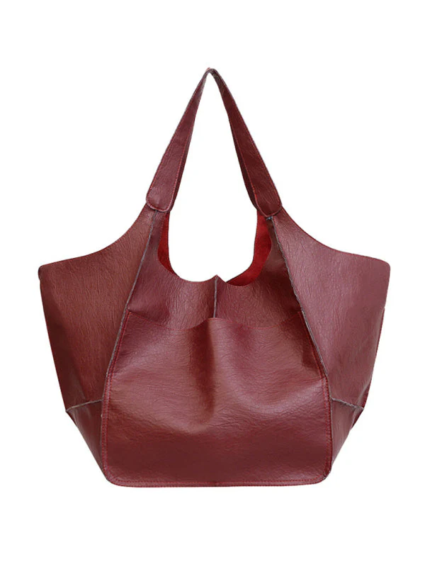 Heidi-Mode | Einfach Große Tasche Weiches Leder Große Kapazität Ein Schulter Tragbare Tote Tasche - Image 28
