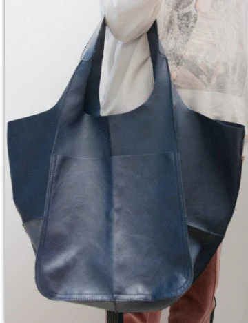 Heidi-Mode | Einfach Große Tasche Weiches Leder Große Kapazität Ein Schulter Tragbare Tote Tasche - Image 38