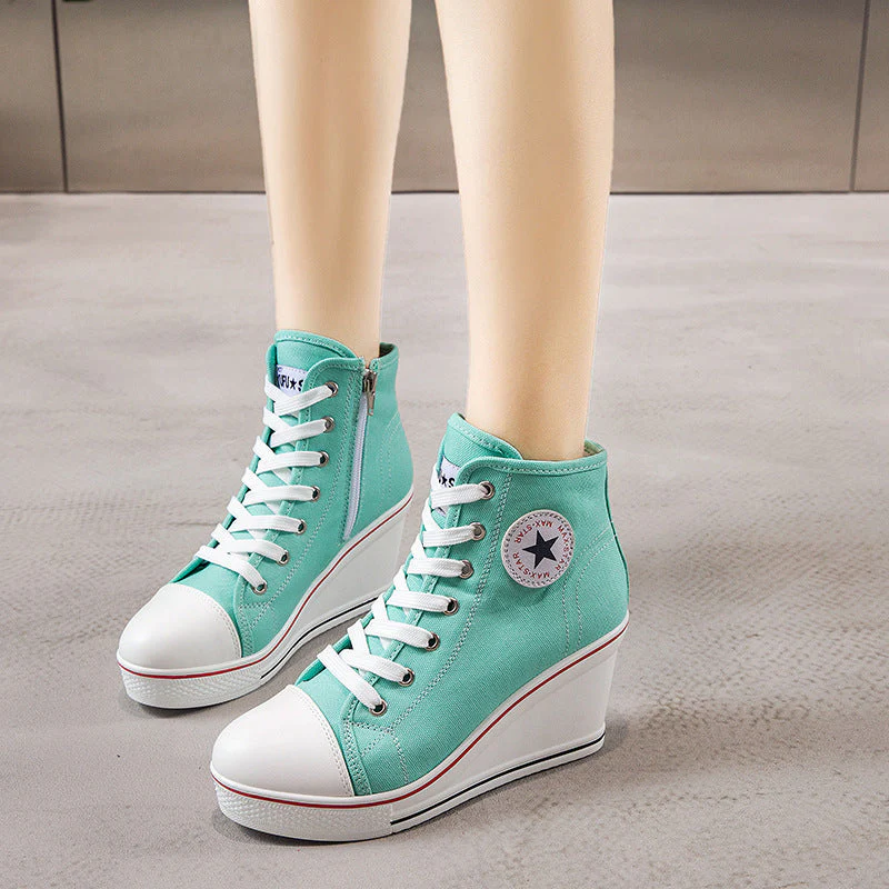 Heidi-Mode | Einfache Canvas Stiefeletten mit Liebesmotiv - Image 19