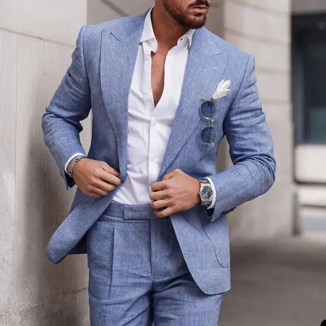 Heidi-Mode | Einfacher Business Blazer und Hose Satz für Herren - Image 6