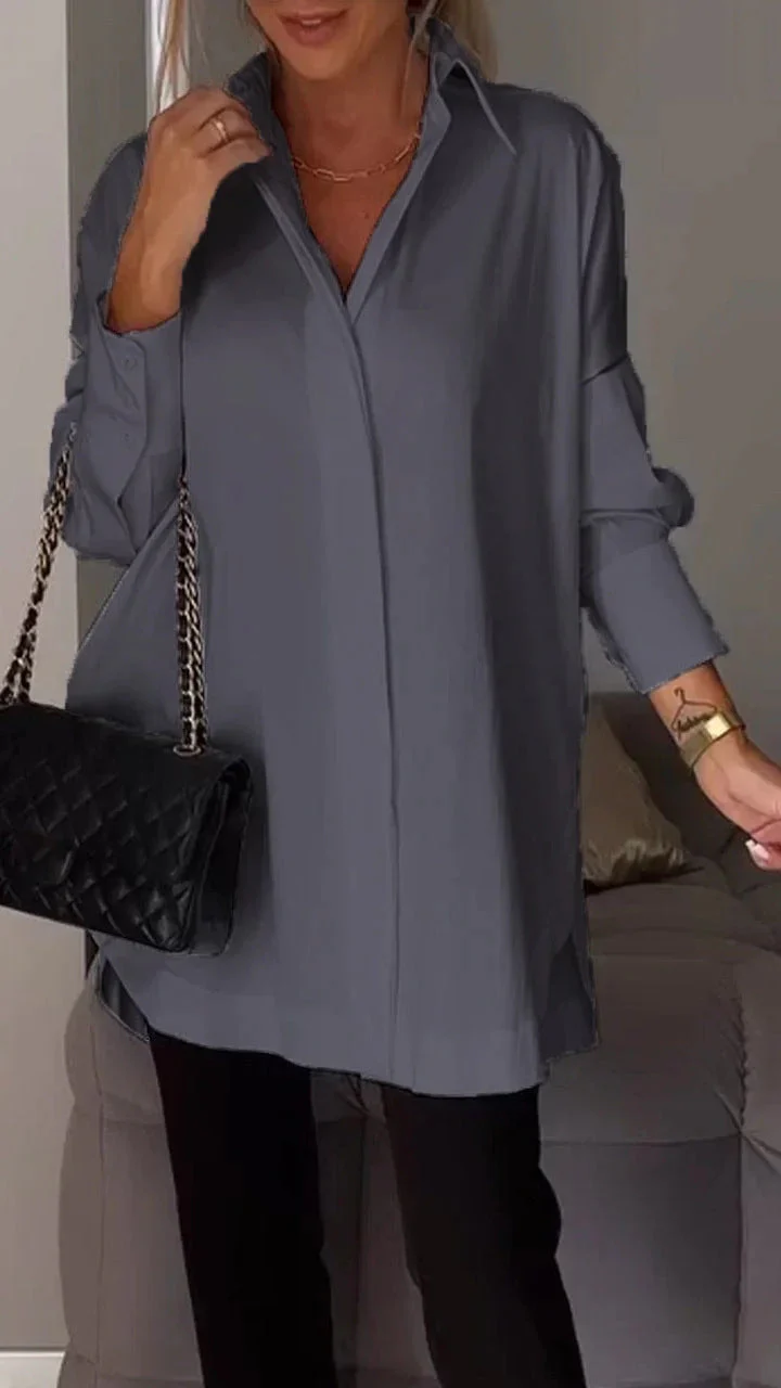 Heidi-Mode | Einfacher Pullover Langarmshirt - Image 11