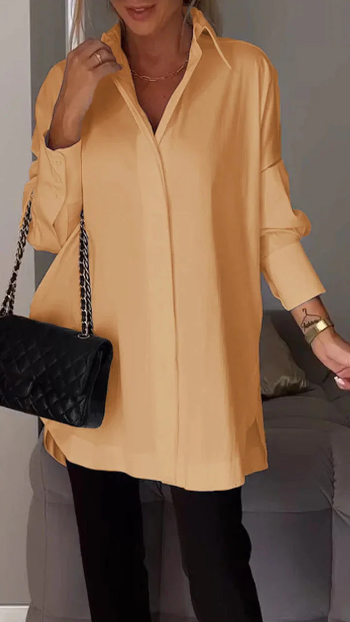 Heidi-Mode | Einfacher Pullover Langarmshirt - Image 16