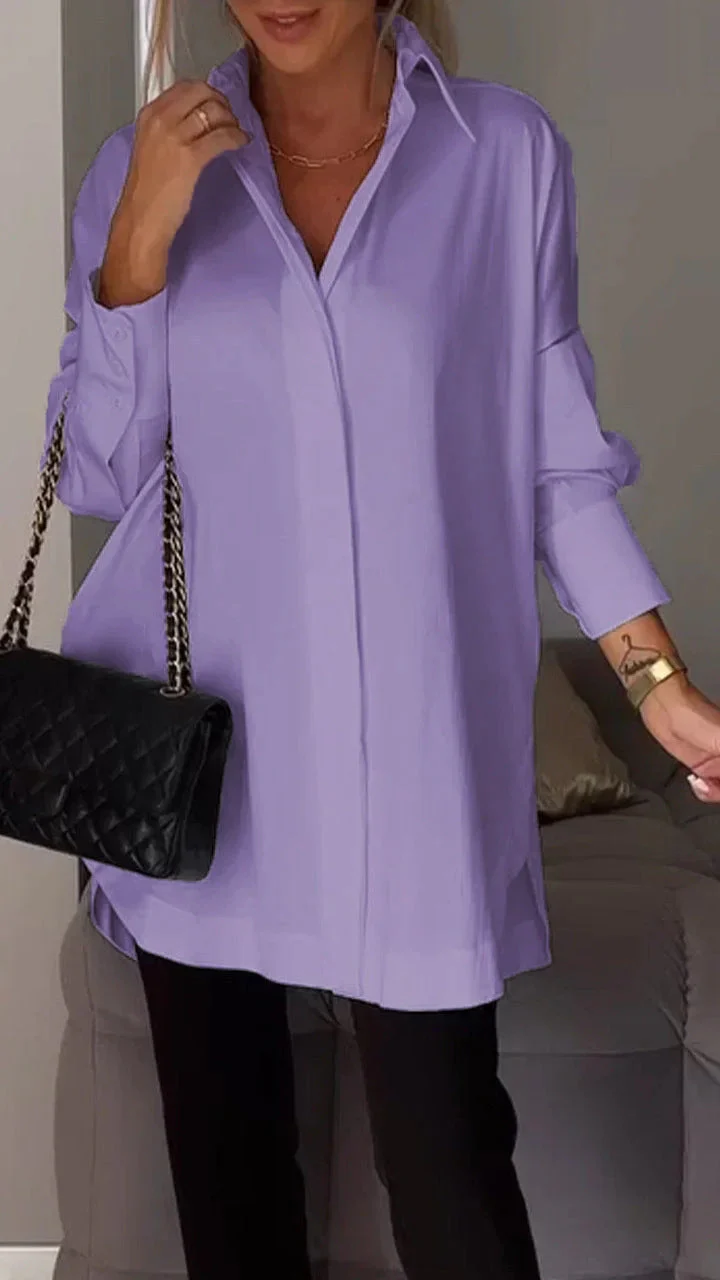 Heidi-Mode | Einfacher Pullover Langarmshirt - Image 6