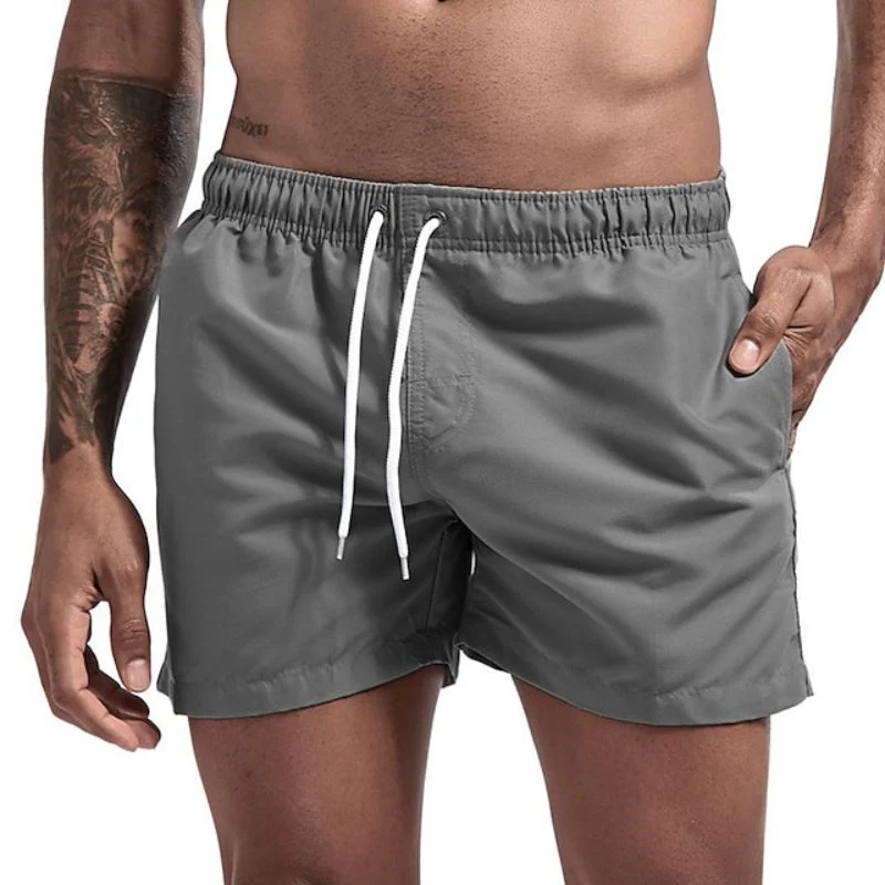 Heidi-Mode | Einfarbige Herrenstrandshorts Schnelltrocknend - Image 10