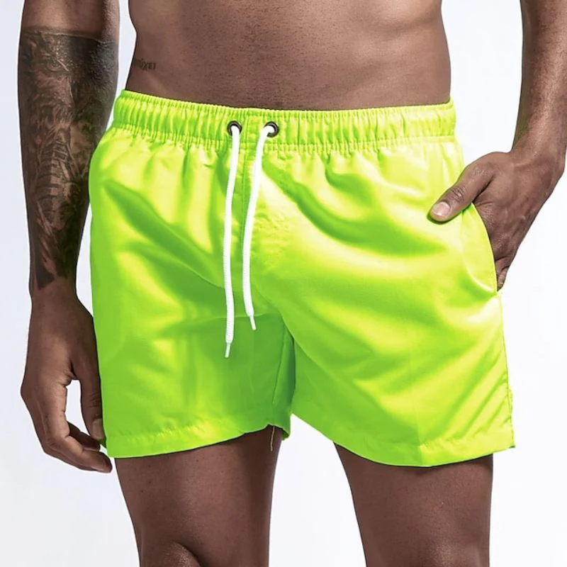 Heidi-Mode | Einfarbige Herrenstrandshorts Schnelltrocknend - Image 13