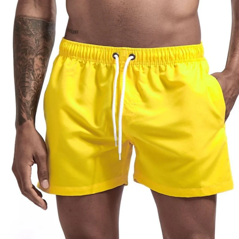 Heidi-Mode | Einfarbige Herrenstrandshorts Schnelltrocknend - Image 8