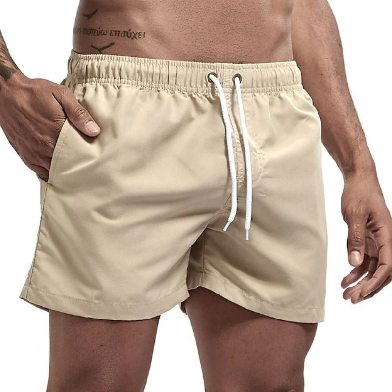 Heidi-Mode | Einfarbige Herrenstrandshorts Schnelltrocknend - Image 9