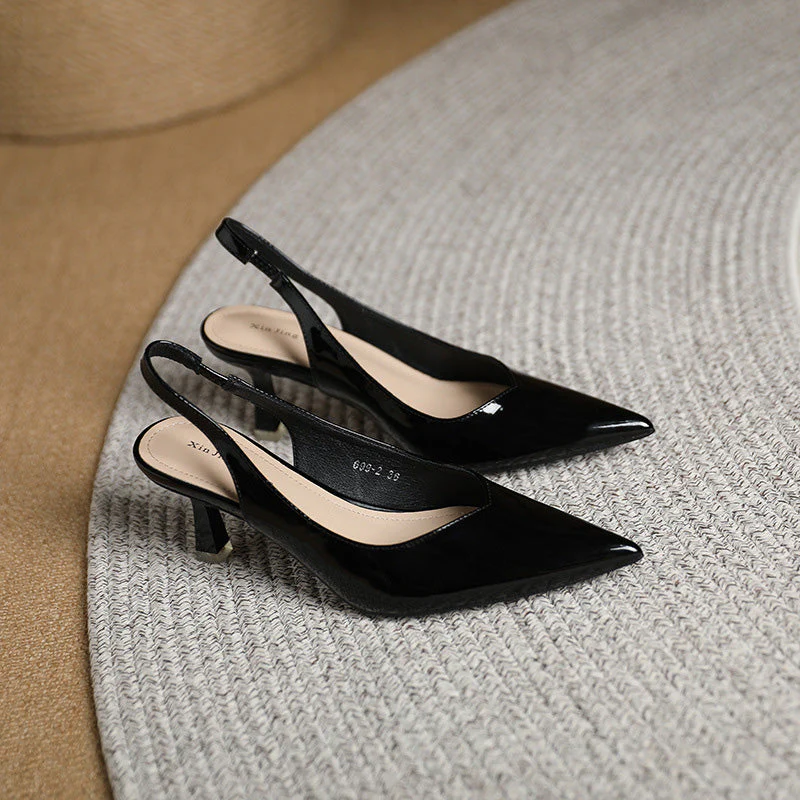 Heidi-Mode | Einfarbige, Temperamentvolle High Heels mit Spitzer Zehenpartie - Image 13